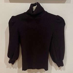 Zara - Plum Ribbed Turtleneck💜